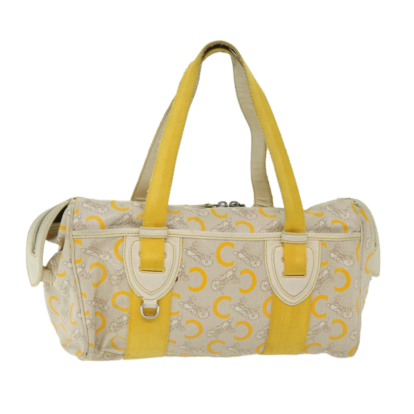 CELINE C Macadam Canvas Tote Bag Beige Auth 67827 - Picture 13 of 16